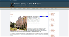 Desktop Screenshot of ncas.edu.in