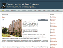 Tablet Screenshot of ncas.edu.in